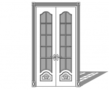 Modern Double Door-ID:814581912