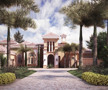 American Style Villa Appearance-ID:641965352