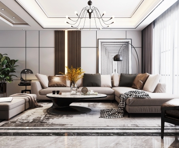 Modern A Living Room-ID:476117743