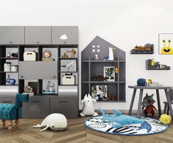 Modern Children's Room Activity Room-ID:901768754