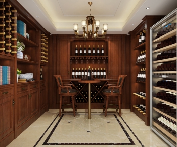 American Style Wine Cellar/Wine Tasting Room-ID:512890879