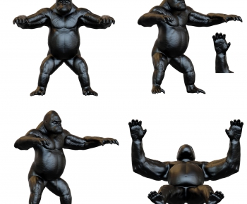 现代黑猩猩动物-ID:538795412