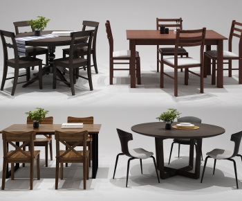 Modern Dining Table And Chairs-ID:673878473