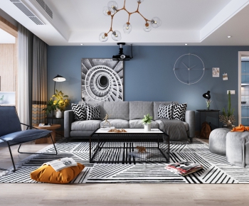 Nordic Style A Living Room-ID:531938185
