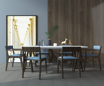New Chinese Style Dining Table And Chairs-ID:918651974