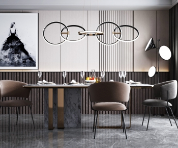 Modern Dining Table And Chairs-ID:243949596
