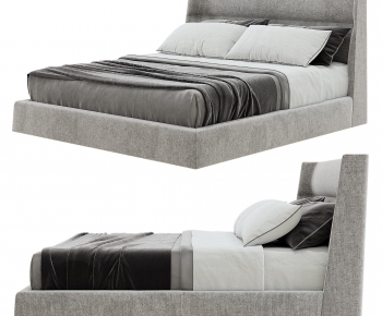 Modern Double Bed-ID:820925859