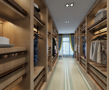 Modern Clothes Storage Area-ID:338721122