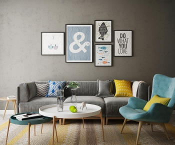 Nordic Style Sofa Combination-ID:990079469