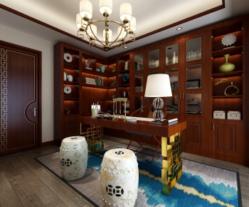 New Chinese Style Study Space-ID:453447327