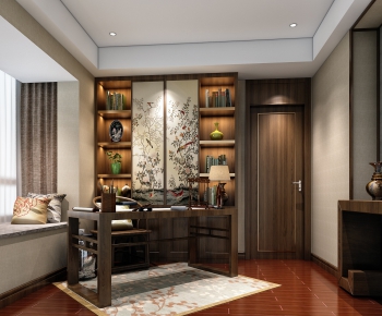 New Chinese Style Study Space-ID:440575786