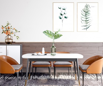 Modern Dining Table And Chairs-ID:303601471