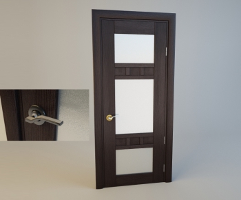 Modern Solid Wood Door-ID:829274181