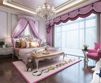 European Style Girl's Room Daughter's Room-ID:367229428