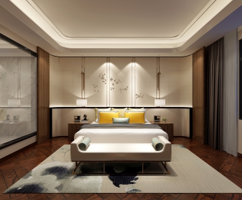 New Chinese Style Bedroom-ID:292472186