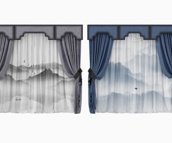 New Chinese Style The Curtain-ID:742438287