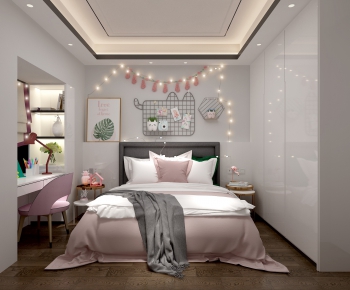 Nordic Style Girl's Room Daughter's Room-ID:591089471