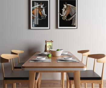 Modern Dining Table And Chairs-ID:869291895
