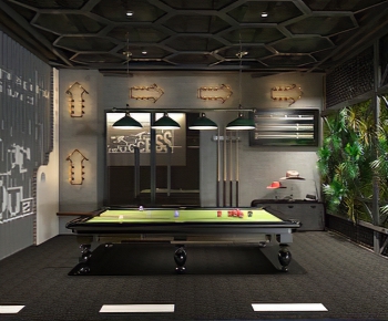 Modern Billiards Room-ID:322303389