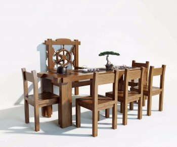 New Chinese Style Leisure Table And Chair-ID:180655864