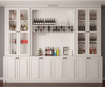 Simple European Style Wine Cabinet-ID:171682659