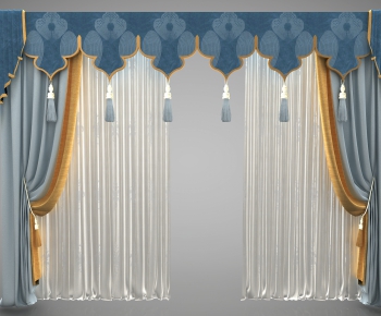 Simple European Style The Curtain-ID:192239225