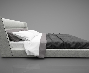 Modern Double Bed-ID:675984452