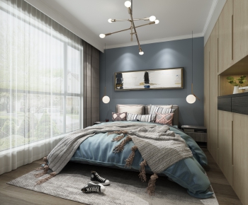 Nordic Style Bedroom-ID:693452923