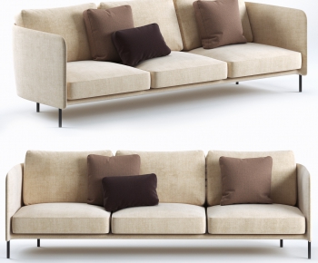 Modern Three-seat Sofa-ID:491190247