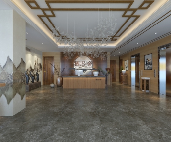 New Chinese Style Lobby Hall-ID:793054428