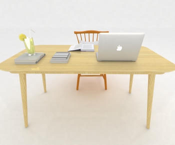 Modern Computer Desk And Chair-ID:871993535
