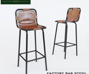 Industrial Style Bar Chair-ID:933307611