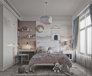 Nordic Style Girl's Room Daughter's Room-ID:805262669