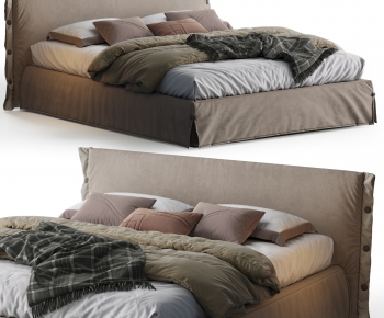 Modern Double Bed-ID:614431723