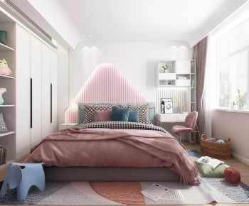 Nordic Style Girl's Room Daughter's Room-ID:867643994