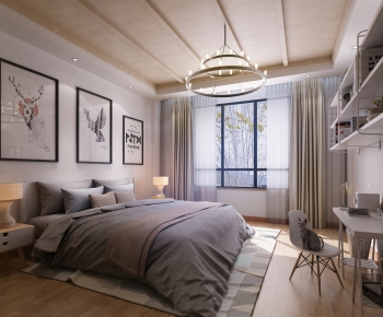Nordic Style Bedroom-ID:346284436