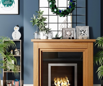 Nordic Style Fireplace-ID:577350739