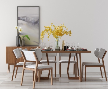 Modern Dining Table And Chairs-ID:935585515