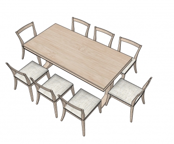 Modern Dining Table And Chairs-ID:379270182