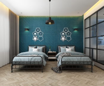 Nordic Style Bedroom-ID:988568476