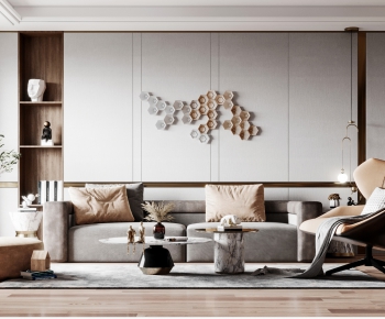 Modern A Living Room-ID:321361923