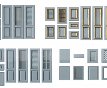 Simple European Style Door Panel-ID:666337321