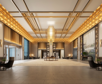 New Chinese Style Lobby Hall-ID:927028428
