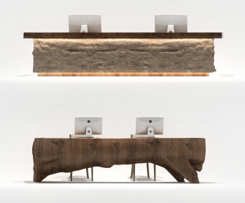 Modern Reception Desk-ID:683297722