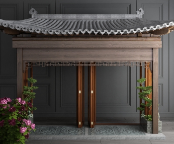 New Chinese Style Ancient Architectural Buildings-ID:668223138