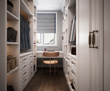 Modern Clothes Storage Area-ID:322739648