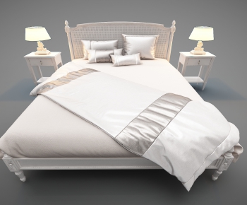 Modern Double Bed-ID:888692136