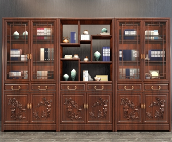 Chinese Style Bookcase-ID:995673756