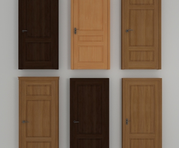 Modern Solid Wood Door-ID:852506525