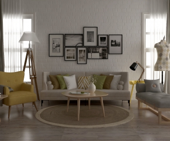 Nordic Style Sofa Combination-ID:951582422